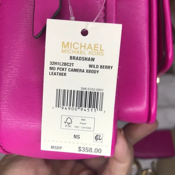 MMK Studded Bradshaw Leather Camera Crossbody - Picture 10 of 13